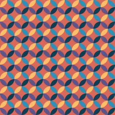 Renkli, dikişsiz geometrik model arka plan. Soyut tasarım.