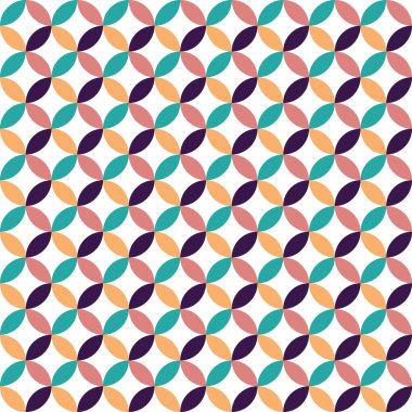 Renkli, dikişsiz geometrik model arka plan. Soyut tasarım.