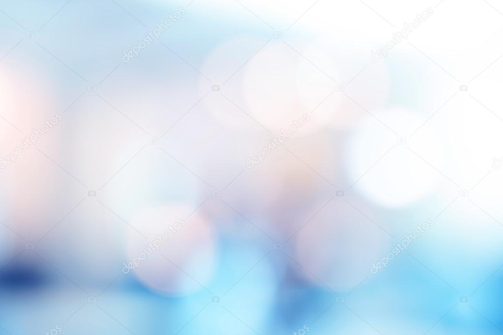 Blue bokeh light background. Blur background for web design or template.