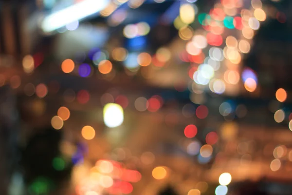 Night traffic light blurred or bokeh background. The city lights background. — Stock Photo, Image
