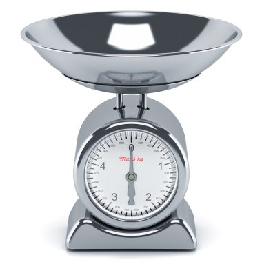 Beyaz arka plan üzerinde izole ölçekler mekanik