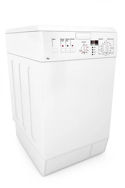 Eski çamaşır makinesi ile üst-yükleme 3d — Stok fotoğraf