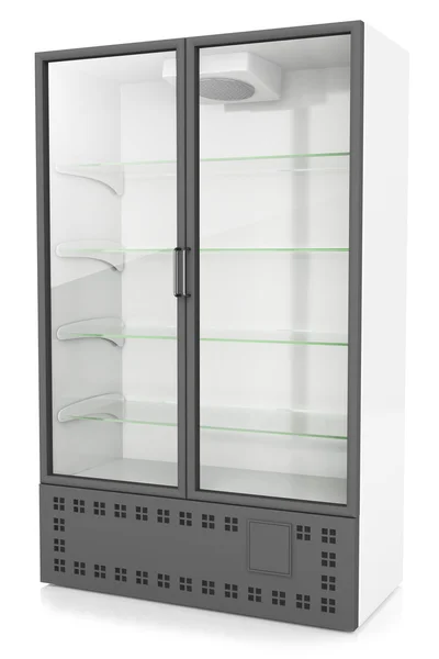 Showcase refrigerasi vertikal — Stok Foto