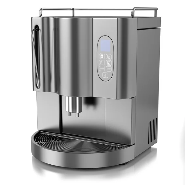 Coffee machine chrome — Stock Photo, Image