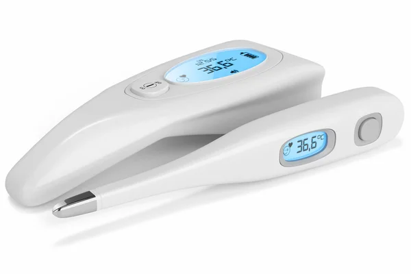 Thermometers white — Stock Photo, Image