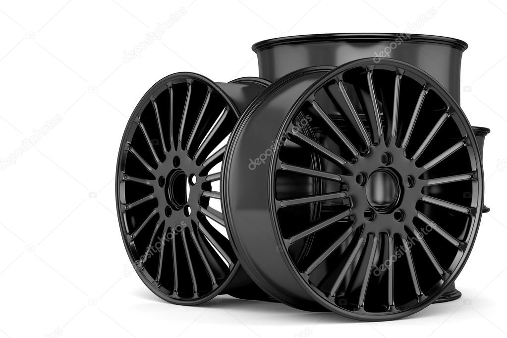 auto wheels in black