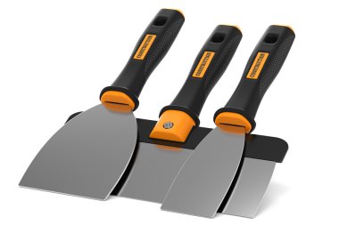 Kauçuk kolu onarmak için spatula
