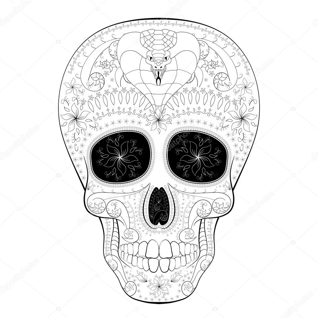 dia de muertos tatuaje calavera d 237 a de muertos con cobra dia de muertos tatuaje calavera d 237 a de muertos con cobra