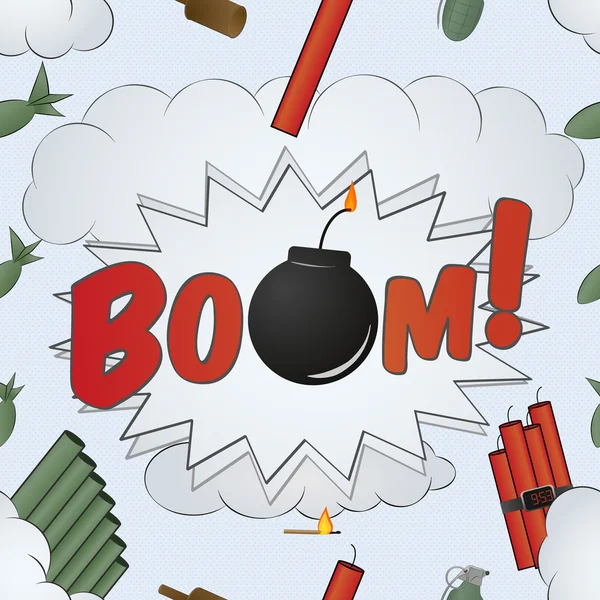 Explosão Big Bang Padrão - desenho animado — Fotografia de Stock