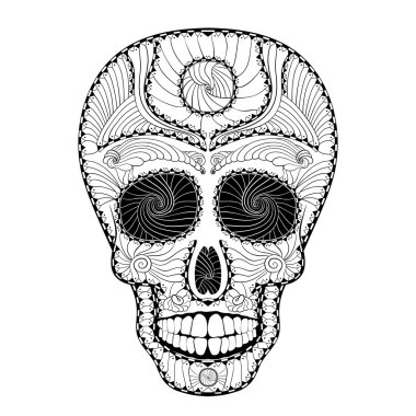 Dia de Muertos dövme kafatası gün Dead