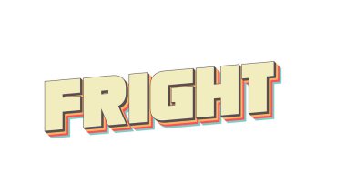 Düz beyaz arkaplanda kalın yazılar içeren tek bir sözcük