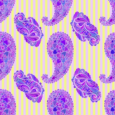 Güzel Menekşe desenli sorunsuz arka plan