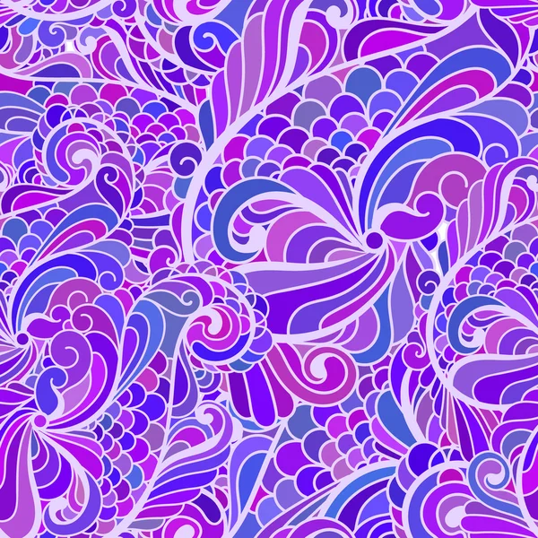 Paisley seamless fabric background pattern — Stock Vector