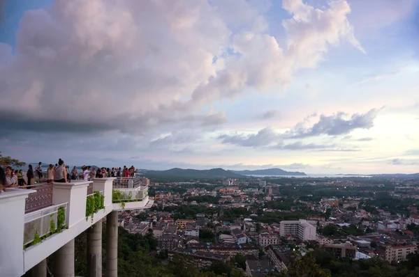 Khao Rang Hill zonsondergang Hdr versie — Stockfoto