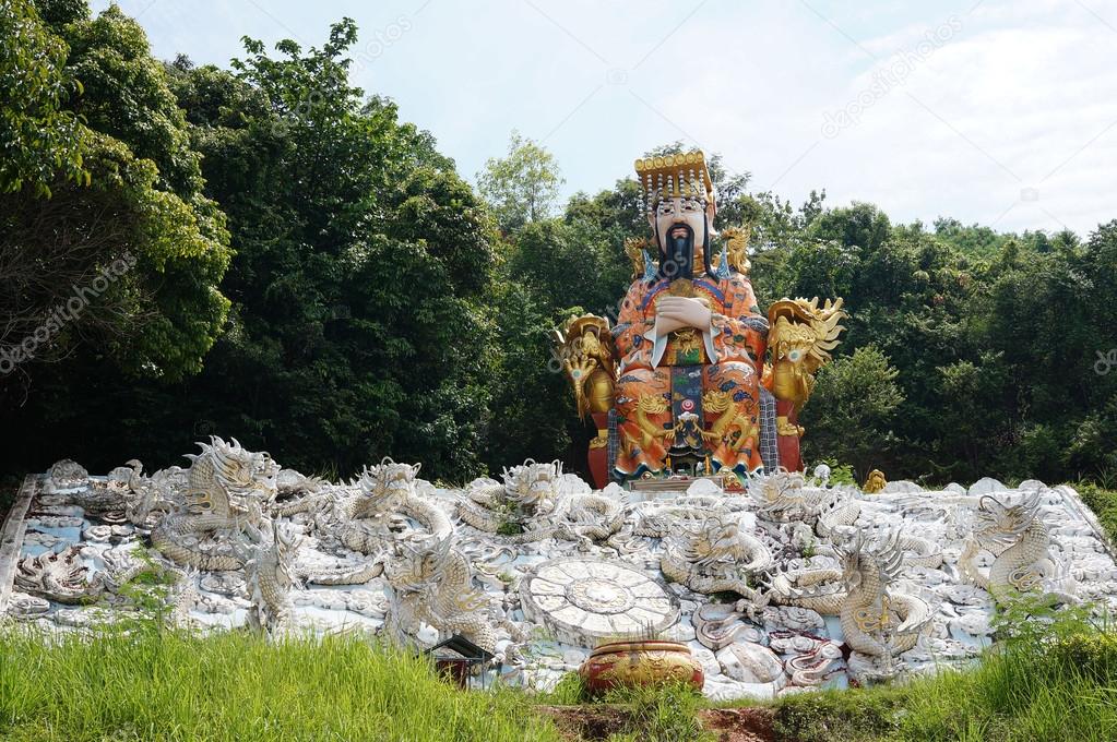 Standing Buddha Temple with Jade Emperor