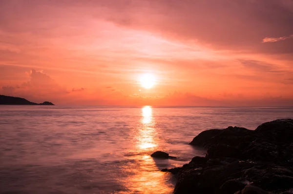 Sunset In Patong Cliff — Stock Photo, Image