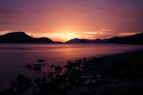 Panwa Beach Sunset — Stock Photo, Image