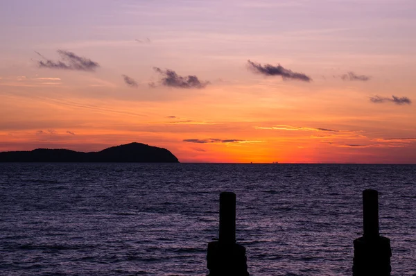 Rawai bridge Before sunrise — Stock Photo, Image