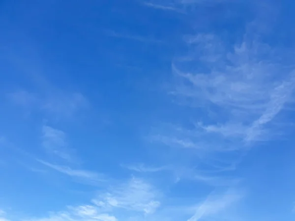 Cloudscape Cielo Natural Con Cielo Azul Nubes Blancas Cielo Uso —  Fotos de Stock