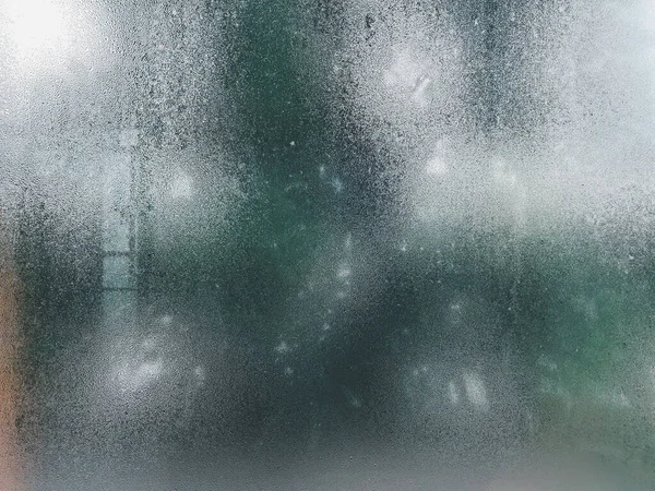 Water Drops Steam Rain Window Glass Rain — Stock Photo, Image