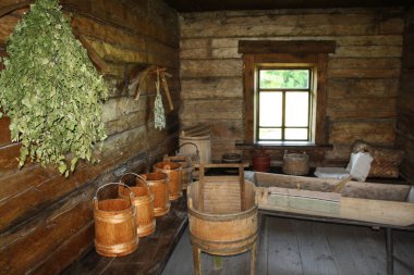 Rus Sibirya geleneksel banyosu 5148