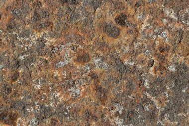 Metal yüzey pas doku ile kaplı