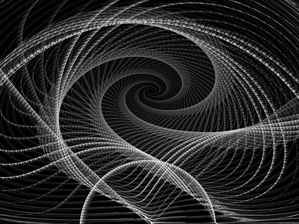 Arka plan - bükülmüş tünel dijital görüntü