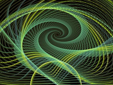 Arka plan - bükülmüş tünel dijital görüntü