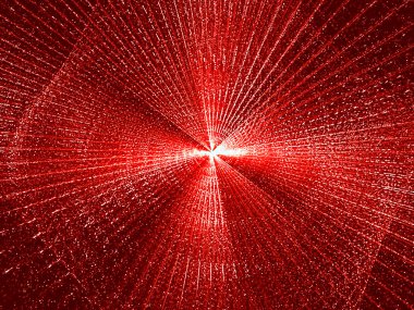 Bulanık disk ve ışınları - dijital olarak oluşturulan görüntü soyut