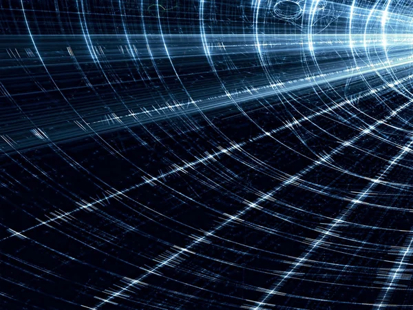 Soyut teknoloji tünel - dijital olarak oluşturulan görüntü