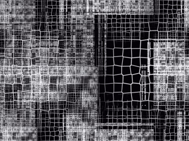 Soyut fütüristik ağ - dijital olarak oluşturulan görüntü