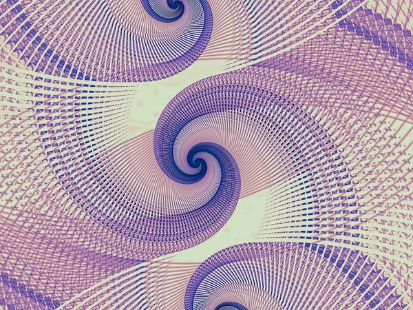 Abstrakte texturierte Spirale - digital generiertes Bild — Stockfoto