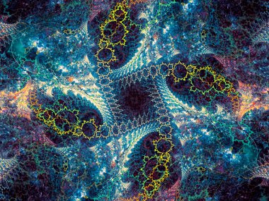 Soyut pürüzlü yüzeye - dijital olarak oluşturulan görüntü