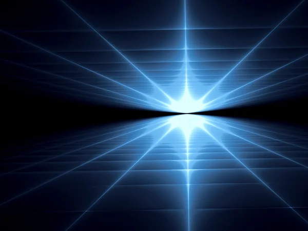 Soyut ışınları ve perspectime - dijital olarak oluşturulan görüntü