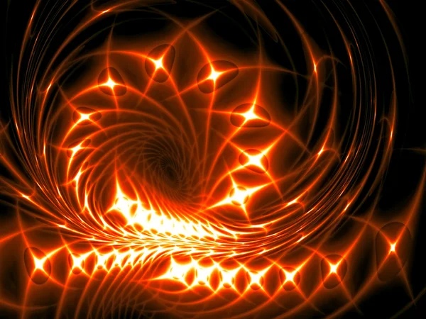 Espiral brillante abstracta - imagen generada digitalmente —  Fotos de Stock