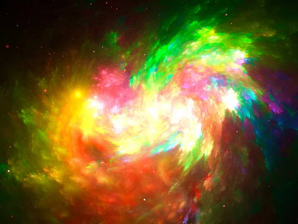 Color burst - abstract astronomy or astrology background — Stock Photo, Image