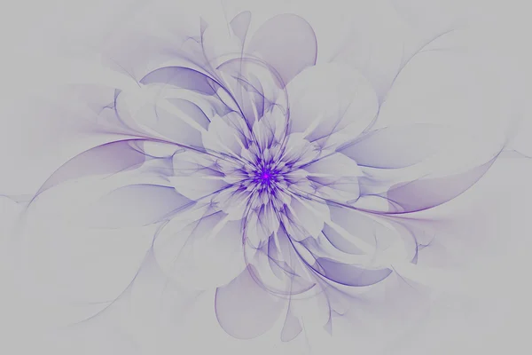 Abstract flower fractal computer-generated image — ストック写真