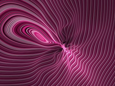 Soyut dijital olarak oluşturulan görüntü çarpık çizgili