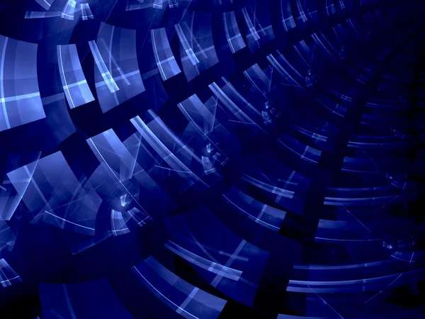 Fondo azul moderno generado por ordenador abstracto — Foto de Stock