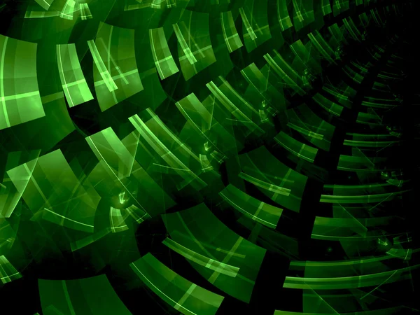 Abstract computer-generated modern green background — Stockfoto