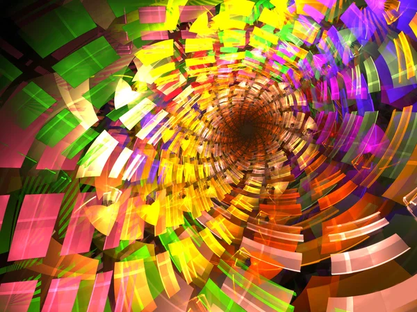 Imagem gerada por computador abstrato moderno fundo colorido — Fotografia de Stock