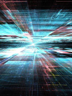 Technology background digitally generated image