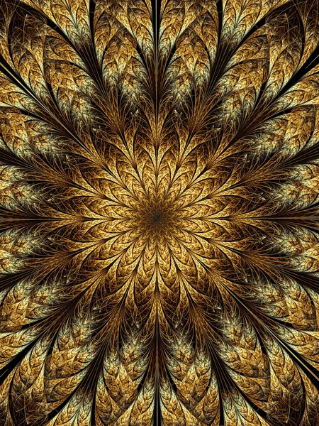 Абстрактный цифровой рисунок текстурированный цветок — стоковое фото