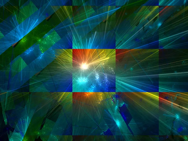 Абстрактний кольоровий фон, створений комп'ютером — стокове фото