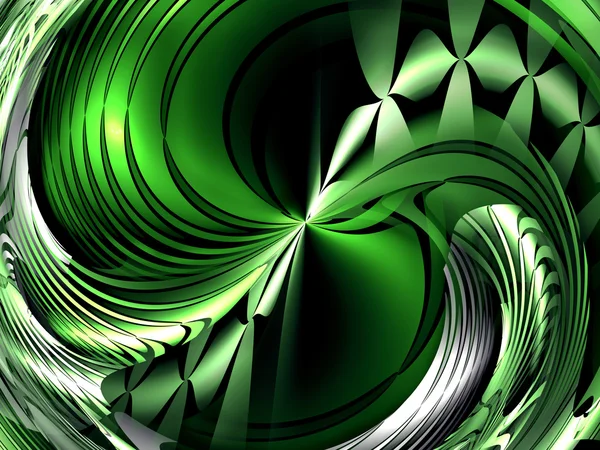 Abstrato verde fundo gerado digitalmente — Fotografia de Stock