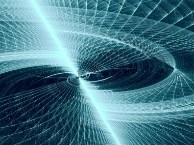 Soyut dijital olarak oluşturulan görüntü teknolojisi disk