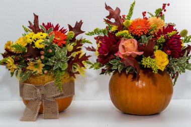 Cadılar Bayramı çiçek dekorasyon