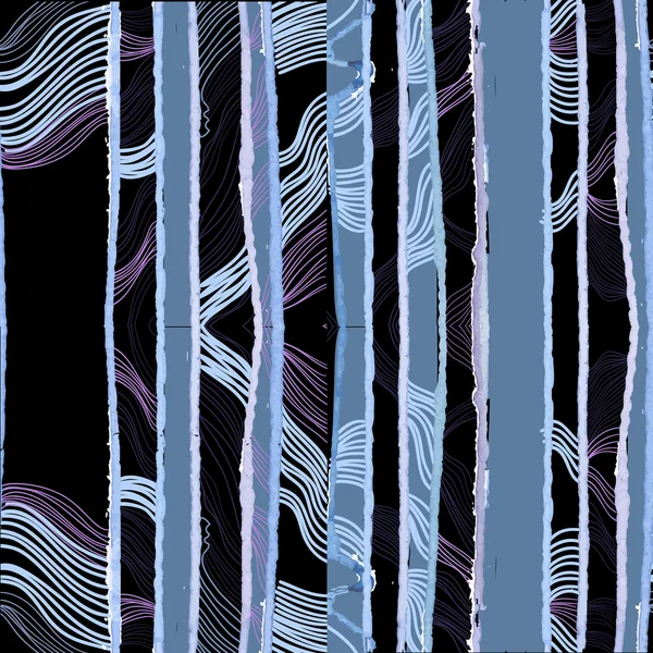 Illustration of seamless pattern strip — Stock Vector