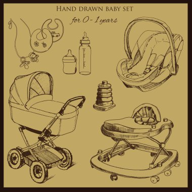 Download Baby Walker Free Vector Eps Cdr Ai Svg Vector Illustration Graphic Art