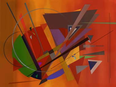 Soyut kompozisyon 71